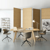 Span-A Modern Office Swivel Base Meeting Side Chair - Gavisco Office Furniture